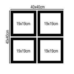 Quadros Decorativos 4 Quadros Me Perdi Na Sua Órbita Frases - 2