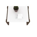 Ver imagem 5 de Mesa Centro Sala AZ1022 Branco/Nogal - Tecno Mobili