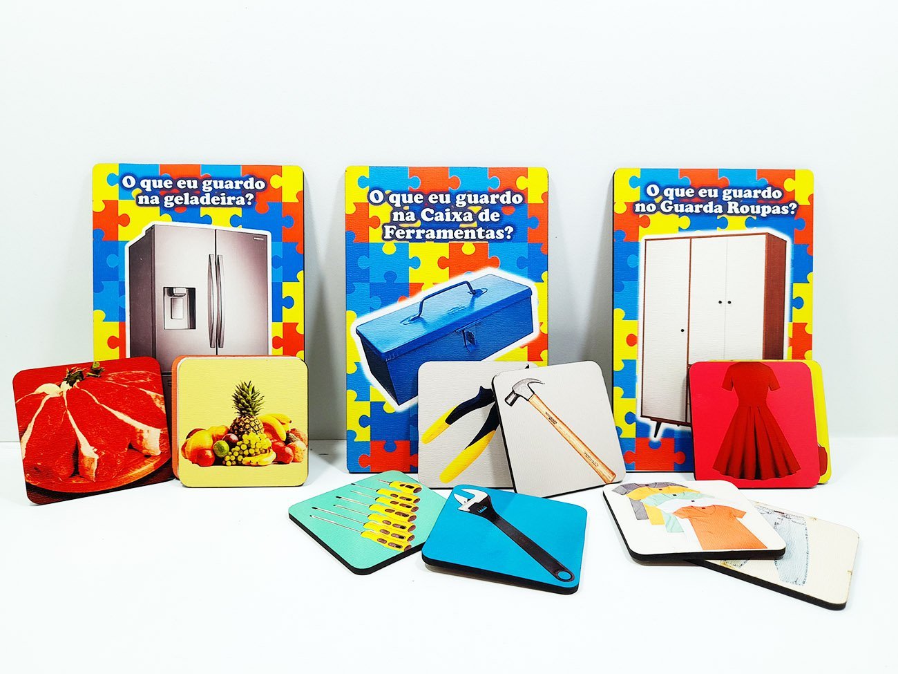 Kit Especial Jogos Educativos Cogntivos para Autistas - Combo 6 - Coleção TEA & AMOR - 4