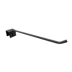 20 Gancho para Gondola com 20 Cm Arame 4mm Preto