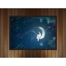 Quadro Decorativo Espaço Astronauta Lua Pescando Geek T01 - 3