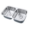 Cuba De Cozinha De Aço Inox 1mm Escovado C202 82x47x22,9 Cm Aço Escovado - 2