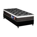 Ver imagem 1 de Cama Box Solteiro: Colchão Ortopédico Plumatex D33 Selectus + Base Crc Suede Black (88x188)