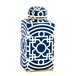 Potiche Decorativo em Cerâmica Marroquino 41cmx18cmx18cm Mart Collection - 1