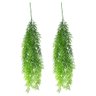 Jogo 2 Folhagens Pendente Artificial Verde Frescor 88cm - Mc Flores - 1