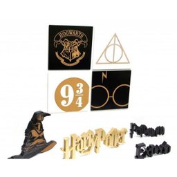 Quadro Harry Potter Hogwarts - 20X20Cm - 2