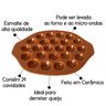 PROVOLONEIRA DE LOUÇA CARAMELO P/ QUEIJO PROVOLONE APERITIVO DE FORNO - 3