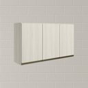 Ver imagem 6 de Armario Aereo 3 Portas Mdf 120 Cm Kali 12197 Bianco Toq Bianco Toq Nicioli