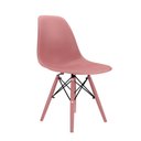 Ver imagem 1 de Conjunto 4 Cadeiras Eames Pp Opala Rosa Pés em Polipropileno