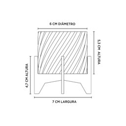 Cachepô Multiuso em Design Inovador- Vaso de Plantas/flor/suculenta/jardim- Vaso Branco/base Branca - 2