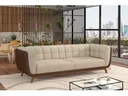 Ver imagem 4 de Sofá 2 Lug Peonia Living Base Madeira Compose Confortavel - Harmônica Móveis