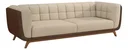 Ver imagem 5 de Sofá 2 Lug Peonia Living Base Madeira Compose Confortavel - Harmônica Móveis