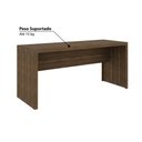 Ver imagem 3 de Mesa de Escritório 100%MDP - Nogal
