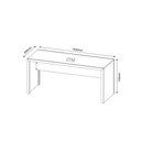 Ver imagem 4 de Mesa de Escritório 100%MDP - Nogal