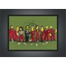 Quadro La Casa De Papel Simpsons Desenho Com Moldura G01 - 2