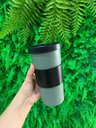 Ver imagem 4 de Copo com Tampa Nutri Coza 500ml - Verde Militar e Preto
