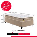 Ver imagem 3 de Cama Box Base Solteiro + Colchão Life D33 Pillow Top 56x88x188cm - Bege - e-Shop Casa