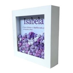 Quadro Decorativo Porta Maternidade Significado Do Nome Isabela - 1