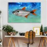 Quadro Pintura Digital de Peixe:120x80 cm/BRANCA - 8