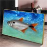 Quadro Pintura Digital de Peixe:120x80 cm/BRANCA - 6