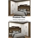 Ver imagem 5 de Guarda Roupa Modulado Casal Queen 1,58 M de Canto Paris Luciane M06:branco