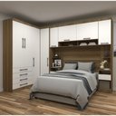 Ver imagem 1 de Guarda Roupa Modulado Casal Queen 1,58 M de Canto Paris Luciane M06:branco
