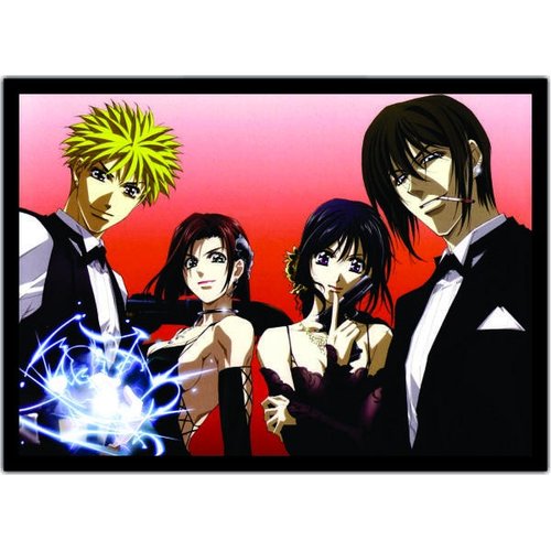 Quadro Get Backers Anime Desenho Com Moldura GG010