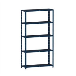 ESTANTE DE AÇO 175X92X30 5 PRAT. C/ REFORÇO PANDIN - AZUL DEL REY EP-5AR-VU-175 - 1
