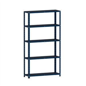 ESTANTE DE AÇO 175X92X30 5 PRAT. C/ REFORÇO PANDIN - AZUL DEL REY EP-5AR-VU-175