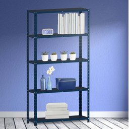 ESTANTE DE AÇO 175X92X30 5 PRAT. C/ REFORÇO PANDIN - AZUL DEL REY EP-5AR-VU-175 - 6