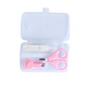Ver imagem 3 de Kit Manicure Higiene do Bebê com Estojo Transparente Color Baby Rosa
