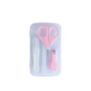 Ver imagem 1 de Kit Manicure Higiene do Bebê com Estojo Transparente Color Baby Rosa