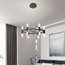 Ver imagem 2 de Pendente Genova Preto 48cm Led 36w 4000k Bivolt Paris Luz