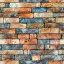 Ver imagem 3 de Papel de Parede Tijolos Queimados Arte Destaque 2,50 Metros