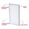 Painel de Led Plafon Sobrepor 60x30 36w Retangular Branco Frio - 4