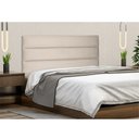 Ver imagem 2 de Cabeceira Painel La Italiana Para Cama Box King 195 cm Suede Bege - D’Rossi