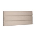 Ver imagem 1 de Cabeceira Painel La Italiana Para Cama Box King 195 cm Suede Bege - D’Rossi