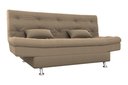 Ver imagem 1 de Sofá Cama Salomé Veludo Cappuccino E434 - Matrix
