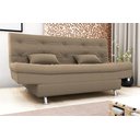 Ver imagem 2 de Sofá Cama Salomé Veludo Cappuccino E434 - Matrix