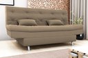 Ver imagem 2 de Sofá Cama Salomé Veludo Cappuccino E434 - Matrix