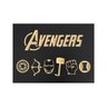 Quadro Avengers Vingadores Filme Cinemas- Entalhado Madeira - 1