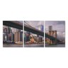 Quadro Ponte Do Brooklyn Nova York Decorativo 125X40 - 2