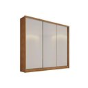 Ver imagem 1 de Guarda Roupa Casal 3 Portas de Correr e 6 Gavetas Arezzo Plus Freijo Cumaru C- Fendi