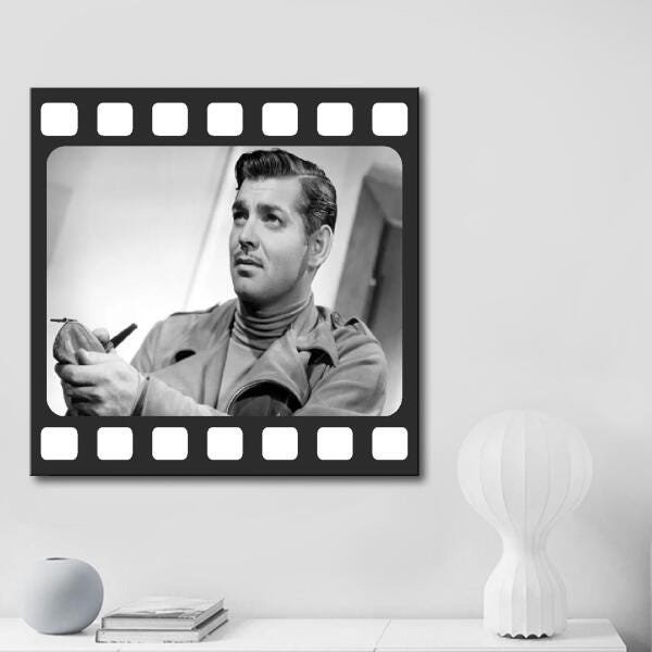 Quadro Decorativo De Cinema Clark Gable - 2
