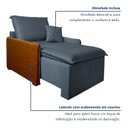 Ver imagem 7 de Poltrona Retrátil e Reclinável Base Madeira Maciça Atena