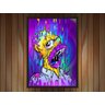 Quadro Desenho Homer Simpsons Abstrato Com Moldura G01 - 4