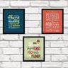 Quadros Decorativos Frase Motivacional 25X30Cm Com Vidro Sa1 - 2
