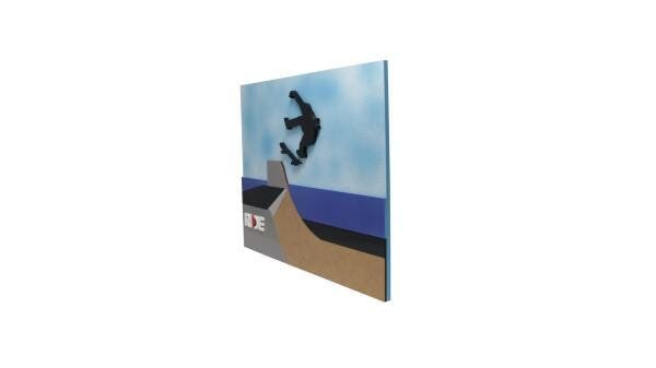 Quadro Skate - 40X30Cm - 2