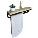 Ver imagem 2 de Toalheiro com Prateleira Strassis Design Sd-4004 40 Preto