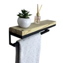 Ver imagem 1 de Toalheiro com Prateleira Strassis Design Sd-4004 40 Preto